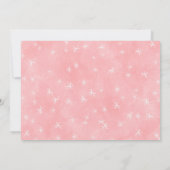 金ゴールドトゥインクルトゥインクルリトルスターフォト誕生日 招待状 (裏面)