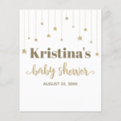 金ゴールドトゥインクルリトルスターシャワーアドバイスfor New Mom (裏面)