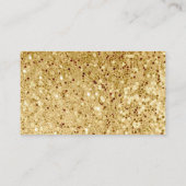 金ゴールドトゥインクルリトルスターベビーおむつラッフルカード エンクロージャーカード (裏面)