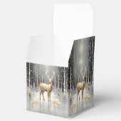 金ゴールドトナカイのホリデーギフトボックス フェイバーボックス (オープン)