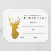 金ゴールドトナカイモダンア (正面/裏面)