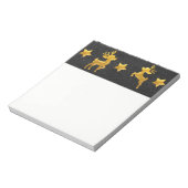 金ゴールドトナカイ ノートパッド (回転)