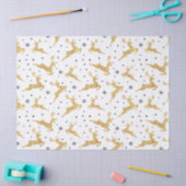 金ゴールドトナカイ 薄葉紙 (クラフト)