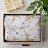 金ゴールドトナカイ 薄葉紙 (ギフト)