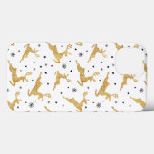 金ゴールドトナカイ Case-Mate iPhoneケース (裏面 (横))