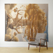 金ゴールドトナカイMalabar栗マネーツリータペストリー タペストリー (インサイチュ(横))