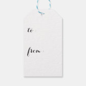 金ゴールドトナディアクリスマスホリデー ギフトタグ (裏面)