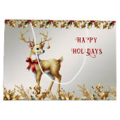 金ゴールドトナディアホリデイ抱き枕 ラージペーパーバッグ (裏面)