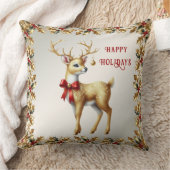 金ゴールドトナディアホリデイ装飾用クッション クッション (ブランケット)