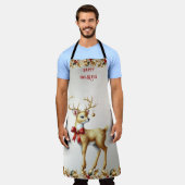 金ゴールドトナディアホリデーエプロン エプロン (着用した状態)