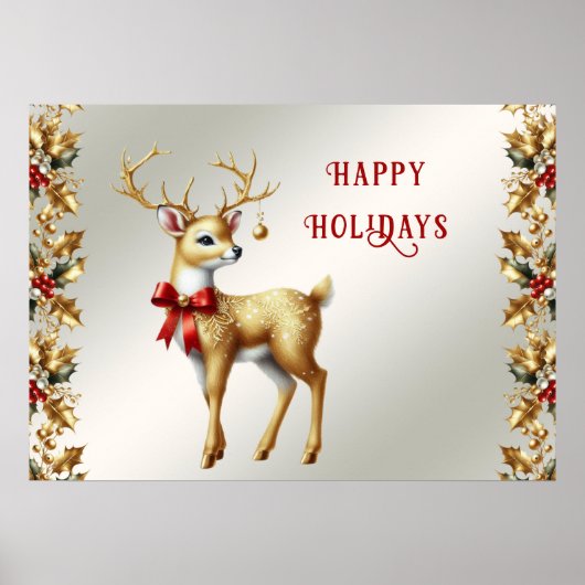 金ゴールドトナディアホリデーポスター ポスター (正面)