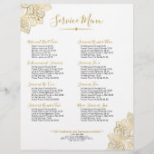 金ゴールドトバル華美ペイズリー曼荼羅 チラシ (正面)