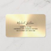 金ゴールドトモダンーン2020 DJ 名刺 (裏面)