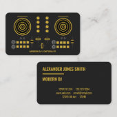 金ゴールドトモダンーンDJコントローラ2020 名刺 (正面/裏面)