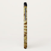 金ゴールドトラシアン円盤モノグラムレッドルビージェム Case-Mate iPhoneケース (裏面/左)