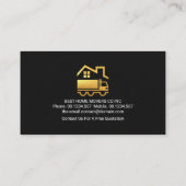 金ゴールドトラックがホームに移動 名刺 (裏面)