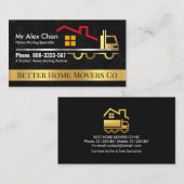 金ゴールドトラックがホームに移動 名刺 (正面/裏面)