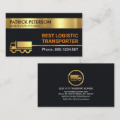 金ゴールドトラック輸送路線 名刺 (正面/裏面)