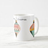 金ゴールドトリミングヴィンテージオーナメントミッドセンチュリー コーヒーマグカップ (正面右)