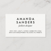 金ゴールドトリムと水玉模様/クラシックモノグラム 名刺 (裏面)