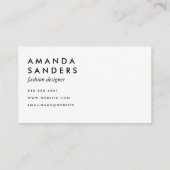 金ゴールドトリムと水玉模様/紫 名刺 (裏面)