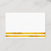 金ゴールドトリム 名刺 (裏面)