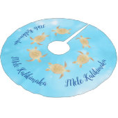 金ゴールドトルズメレカリキマカブルー《写真》ぼけ味 ブラッシュドポリエステルツリースカート (アングル)