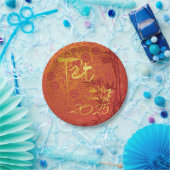 金ゴールドトレカスタムット飾PP ペーパープレート (パーティー)