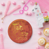 金ゴールドトレカスタムット飾PP ペーパープレート (パーティー)