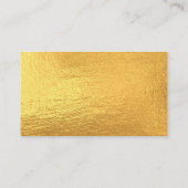 金ゴールドトレンディーメディア挿入 名刺 (裏面)