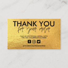 金ゴールドトレンディーメディア挿入 名刺