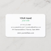 金ゴールドトレンディー修復サービスロゴプロフェッショナル 名刺 (裏面)