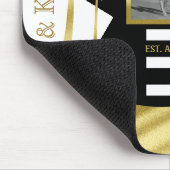 金ゴールドトロピカルパームツリーズビーチインスタグラム写真 マウスパッド (コーナー)