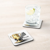 金ゴールドトロフィヌマバーワンパパ父の日 コースター (右側)