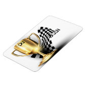 金ゴールドトロフィヌマバーワンパパ父の日 マグネット (左側)