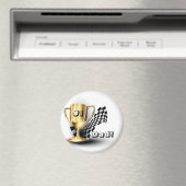 金ゴールドトロフィヌマバーワンパパ父の日 マグネット (インサイチュ (食洗機))