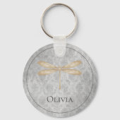 金ゴールドトンフライダマスク キーホルダー (正面)