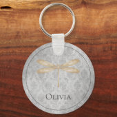 金ゴールドトンフライダマスク キーホルダー (正面)