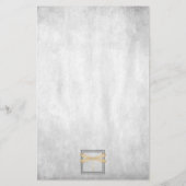 金ゴールドトンボパーソナライズされたイ文具 便箋 (裏面)