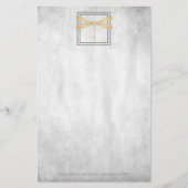 金ゴールドトンボパーソナライズされたイ文具 便箋 (正面)