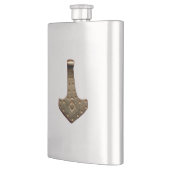 金ゴールドトーハンマーステンレス鋼フラスコ フラスク (左)