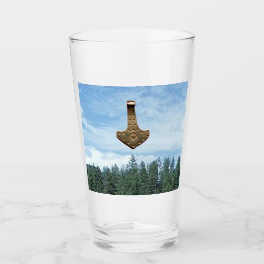 金ゴールドトーハンマー木コリンズグラスタンブラー タンブラーグラス (正面)