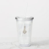 金ゴールドトール・ハンマー雲アクリルタンブラー アクリルタンブラー (裏面)