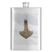 金ゴールドトール・ハンマー雲ステンレス鋼フラスコ フラスク (正面)