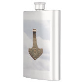 金ゴールドトール・ハンマー雲ステンレス鋼フラスコ フラスク (左)