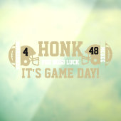 金ゴールドトーンフットボールゲームデイバック ウィンドウサイン (シート3)