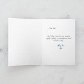 金ゴールドトーンヴァージンメアリーと子どもの母の日 カード (内部)