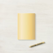 金ゴールドトーン優しいカラーフロー汎用抽象芸術 ポストイット (デスク上)