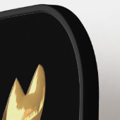 金ゴールドトーン蠍座スコーピオンシンボル〔占星術の〕十二宮図 ピックルボールラケット (左詳細)