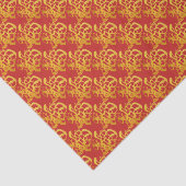 金ゴールドドッグ中国のペーパーカット2018年新年ティッシュP 薄葉紙 (詳細)